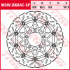 Δισκόπλακα εμπρός TRW-LUCAS MSW206RAC-SP