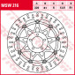 Δισκόπλακα εμπρός TRW-LUCAS MSW216 thumb