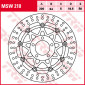 Δισκόπλακα εμπρός TRW-LUCAS MSW218 thumb