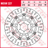 Δισκόπλακα εμπρός TRW-LUCAS MSW227