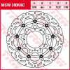 Δισκόπλακα εμπρός TRW-LUCAS MSW240RAC