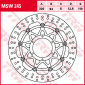 Δισκόπλακα εμπρός TRW-LUCAS MSW245 thumb