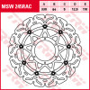 Δισκόπλακα εμπρός TRW-LUCAS MSW245RAC