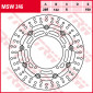 Δισκόπλακα εμπρός TRW-LUCAS MSW246 thumb