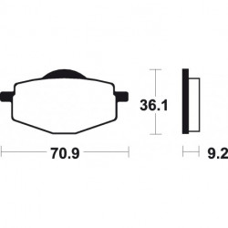 Τακάκια μοτοσυκλέτας BREMBO 07YA14SD Τακάκια μοτοσυκλέτας BREMBO 07YA14SD