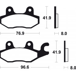 Τακάκια μοτοσυκλέτας BREMBO 07YA22SA Τακάκια μοτοσυκλέτας BREMBO 07YA22SA