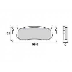 Τακάκια μοτοσυκλέτας BREMBO 07YA37SP