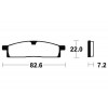 Тακάκια μοτοσυκλέτας BREMBO 07YA16SD