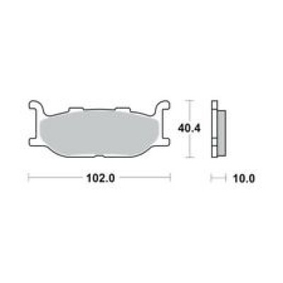 Τακάκια μοτοσυκλέτας BREMBO 07YA2709