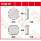Τακάκια μοτοσυκλέτας TRW MCB79 thumb