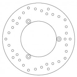 Δισκόπλακα πίσω FERODO FMD0444R