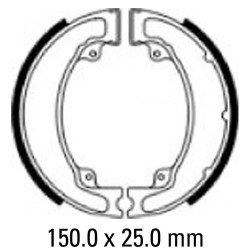 Πίσω τακάκια μοτοσυκλέτας FERODO FSB750 Πίσω τακάκια μοτοσυκλέτας FERODO FSB750
