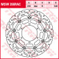 Δισκόπλακα εμπρός TRW-LUCAS MSW266RAC thumb