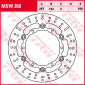 Δισκόπλακα εμπρός TRW-LUCAS MSW268 thumb