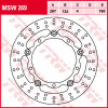 Δισκόπλακα εμπρός TRW-LUCAS MSW269