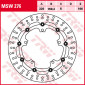 Δισκόπλακα εμπρός TRW-LUCAS MSW276 thumb