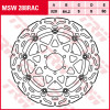 Δισκόπλακα εμπρός TRW-LUCAS MSW288RAC