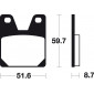 Τακάκια μοτοσυκλέτας BREMBO 07YA3807 thumb