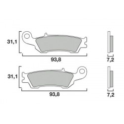 Τακάκια μοτοσυκλέτας BREMBO 07YA47SD Τακάκια μοτοσυκλέτας BREMBO 07YA47SD