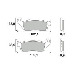 Τακάκια σκούτερ BREMBO 07075XS