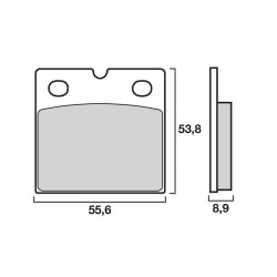 Τακάκια μοτοσυκλέτας BREMBO 07BB14SP