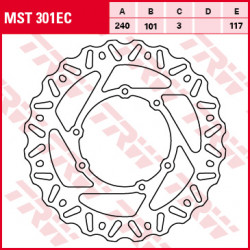 Δισκόπλακα εμπρός TRW-LUCAS MST301EC Δισκόπλακα εμπρός TRW-LUCAS MST301EC