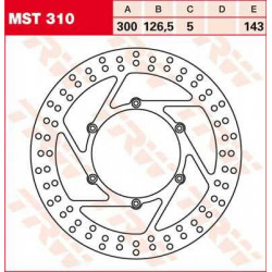 Δισκόπλακα εμπρός TRW-LUCAS MST310 Δισκόπλακα εμπρός TRW-LUCAS MST310