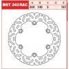 Πίσω δισκόπλακα μοτοσυκλέτας TRW-LUCAS MST343RAC
