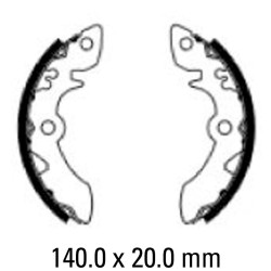 Μπροστινά τακάκια μοτοσυκλέτας FERODO FSB927