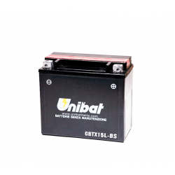 Μπαταρία μοτοσυκλέτας Unibat 13 Ah, 12 V - CBTX15L-BS
