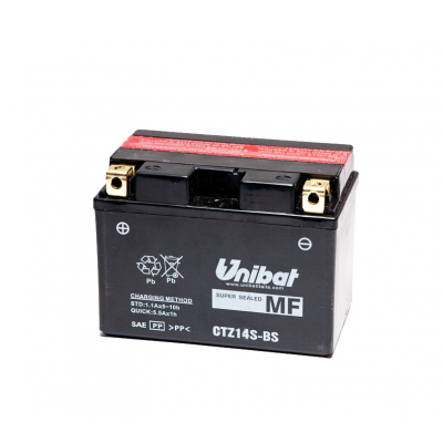 Μπαταρία μοτοσυκλέτας Unibat 11.2 Ah, 12 V - CTZ14S-BS