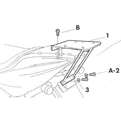 Σχάρα για κεντρική βαλίτσα SHAD Y0A57T