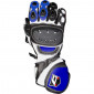 Δερμάτινα γάντια μηχανής AKITO SPORT MAX BLUE thumb