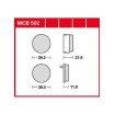 Τακάκια μοτοσυκλέτας TRW MCB502 thumb