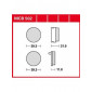 Τακάκια μοτοσυκλέτας TRW MCB502 thumb