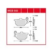 Τακάκια μοτοσυκλέτας TRW MCB503 thumb