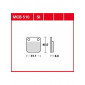 Τακάκια μοτοσυκλέτας TRW MCB510SI thumb