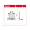 Τακάκια μοτοσυκλέτας TRW MCB521 thumb