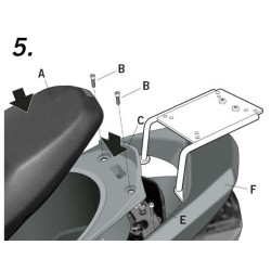 Σχάρα για κεντρική βαλίτσα SHAD Y0CY17ST