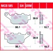 Τακάκια μοτοσυκλέτας TRW MCB585 thumb