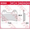 Τακάκια μοτοσυκλέτας TRW MCB683 thumb