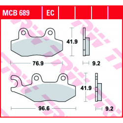 Τακάκια μοτοσυκλέτας TRW MCB689