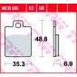 Τακάκια μοτοσυκλέτας TRW MCB695SR thumb