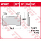 Τακάκια μοτοσυκλέτας TRW MCB703SV thumb