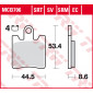 Τακάκια μοτοσυκλέτας TRW MCB706 thumb