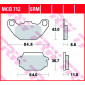 Τακάκια μοτοσυκλέτας TRW MCB712 thumb
