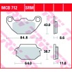 Τακάκια μοτοσυκλέτας TRW MCB712SRM thumb