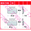 Τακάκια μοτοσυκλέτας TRW MCB714SI