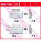 Τακάκια μοτοσυκλέτας TRW MCB714SI thumb