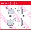 Τακάκια μοτοσυκλέτας TRW MCB730SI thumb